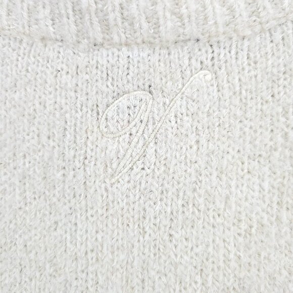 Victoria's Secret Fuzzy Cropped Cream Color Sweater Women's Size X Small 165/84A - Picture 8 of 12